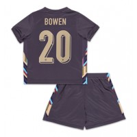 Echipament fotbal Anglia Jarrod Bowen #20 Tricou Deplasare European 2024 pentru copii maneca scurta (+ Pantaloni scurti)